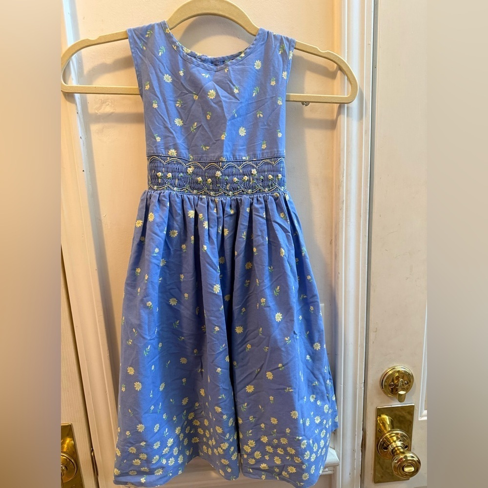 Vintage Just Friends Smocked Sundress